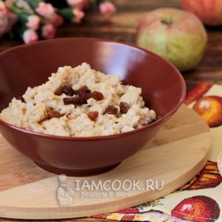 Рецепт Овсяной каши на воде