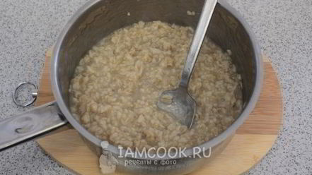 Рецепт овсяной каши на воде