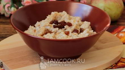 Рецепт овсяной каши на воде