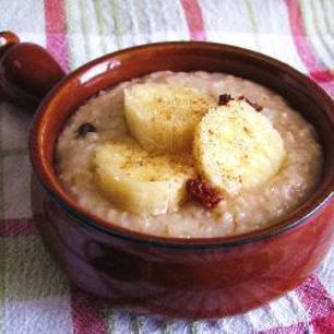 Рецепт Овсяной каши с бананами и корицей