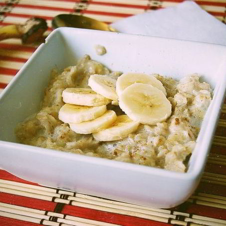 Рецепт Овсяной каши с бананом