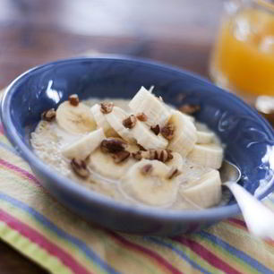 Рецепт Овсяной каши с бананом