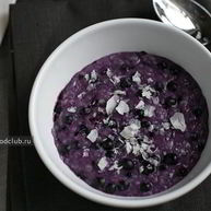 Рецепт Овсяной каши с черникой