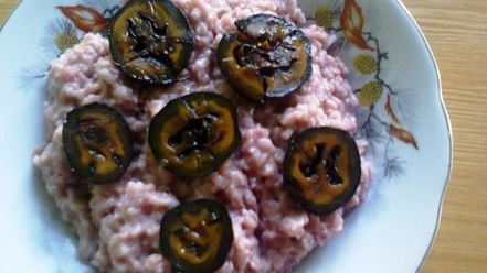 Рецепт овсяной каши с гранатовым соком