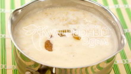 Рецепт овсяной каши с изюмом