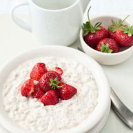 Рецепт Овсяной каши с клубникой