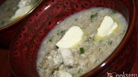 Рецепт овсяной каши с курицей в мультиварке