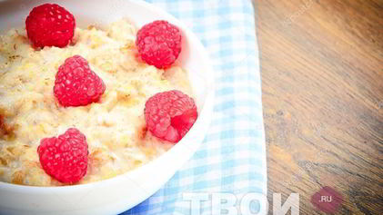 Рецепт Овсяной каши с малинкой