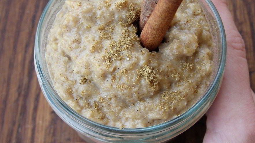 Рецепт овсяной каши с масалой и черным чаем