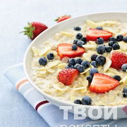 Рецепт Овсяной каши с молоком