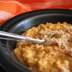 Рецепт Овсяной каши с тыквенным пюре в микроволновке