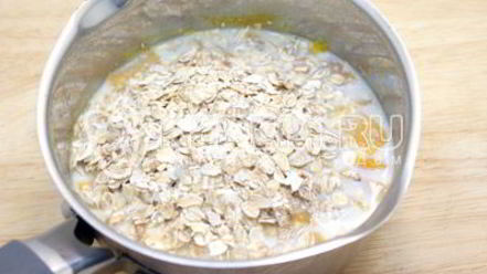 Рецепт овсяной каши с тыквой и кедровыми орешками