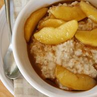 Рецепт Овсяной каши с жареными яблоками