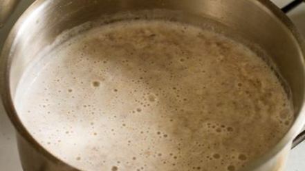 Рецепт овсяной каши со сгущенкой и манго