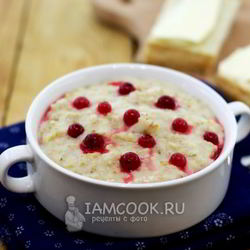 Рецепт Овсяной каши в мультиварке