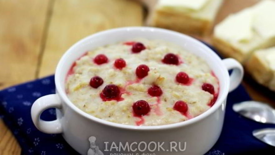 Рецепт овсяной каши в мультиварке