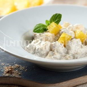 Рецепт Овсянки с йогуртом и апельсином