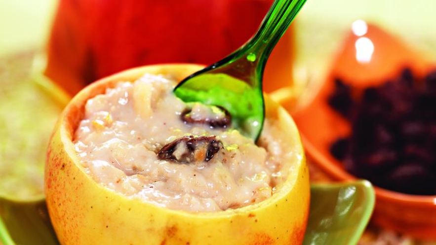 Рецепт овсянки с яблоками