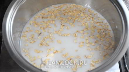 Рецепт шоколадной овсяной каши с бананом