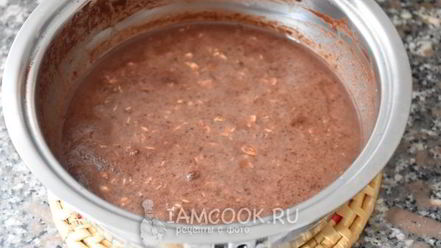 Рецепт шоколадной овсяной каши с бананом