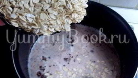 Рецепт шоколадной овсяной каши