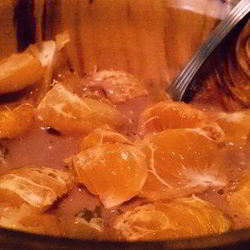 Рецепт Шоколадной овсянки с фруктами