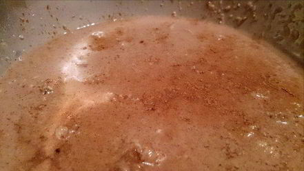 Рецепт шоколадной овсянки с фруктами