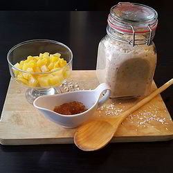 Рецепт Тропической овсянки в банке