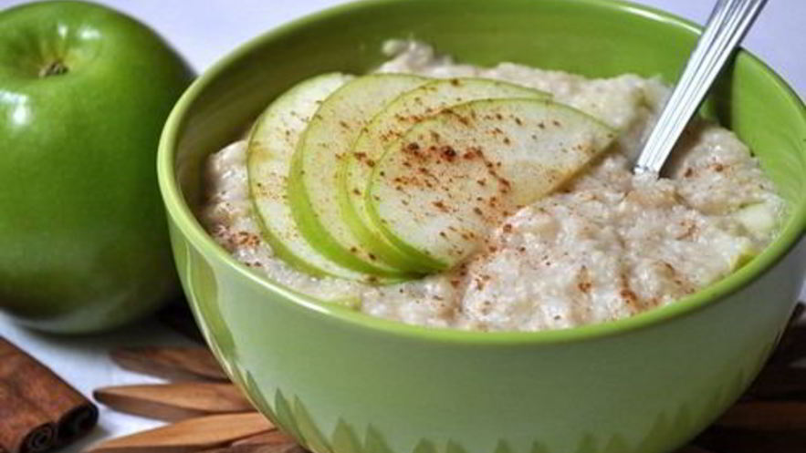 Рецепт яблочно-овсяной каша для малышей