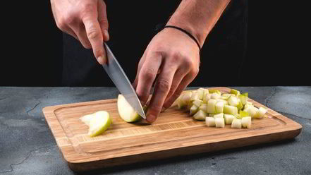 Рецепт запеченной овсяной каши с яблоками и орехами