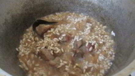 Рецепт каши с мясом на зиму