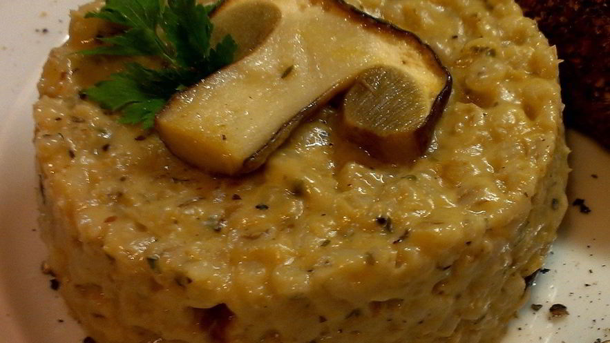 Рецепт перловой каши с белыми грибами