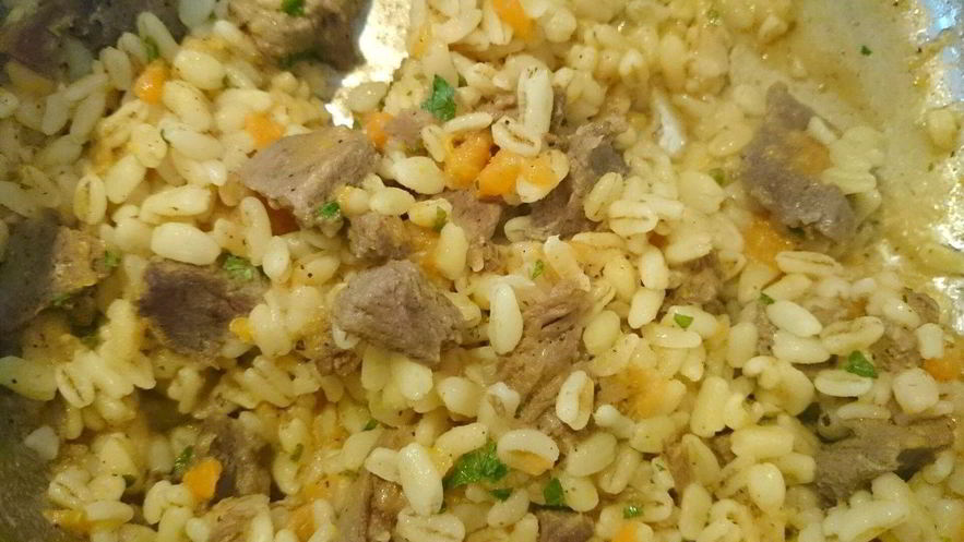 Рецепт перловой каши с говядиной