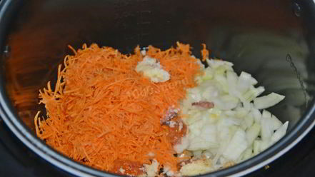 Рецепт перловой каши с говяжьей тушенкой в мультиварке