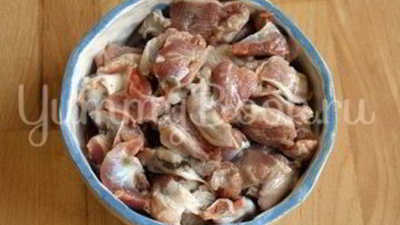 Рецепт перловой каши с куриными желудочками в мультиварке