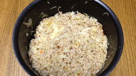 Рецепт перловой каши с квашеной капустой