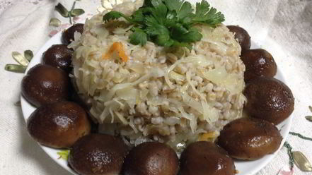 Рецепт перловой каши с квашеной капустой