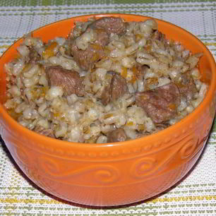 Рецепт Перловой каши с мясом в мультиварке
