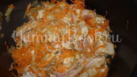 Рецепт перловой каши с томатом и курицей из мультиварки