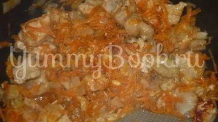 Рецепт перловой каши с томатом и курицей из мультиварки