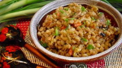 Рецепт Перловой каши с тушенкой