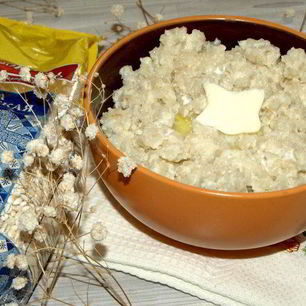 Рецепт Перловой каши, томленой в молоке