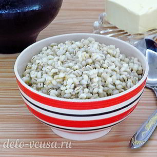 Рецепт Перловой каши в духовке