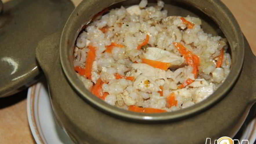 Рецепт перловой каши в горшочке