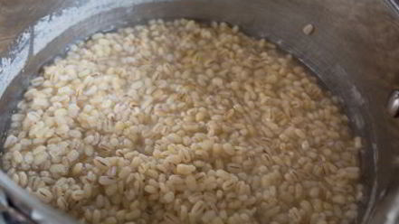 Рецепт перловки с грибами и зеленым горошком