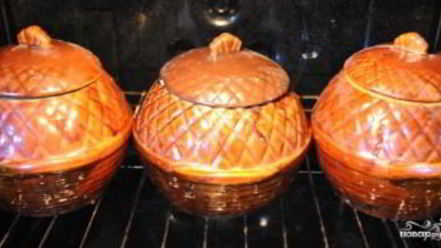 Рецепт перловки с грибами в горшочке