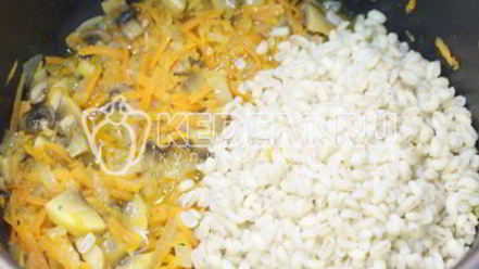 Рецепт перловки с грибами в мультиварке