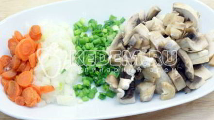 Рецепт перловки с грибами