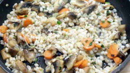 Рецепт перловки с грибами