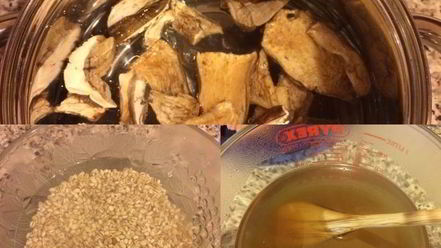 Рецепт перловки с мясом и белыми грибами